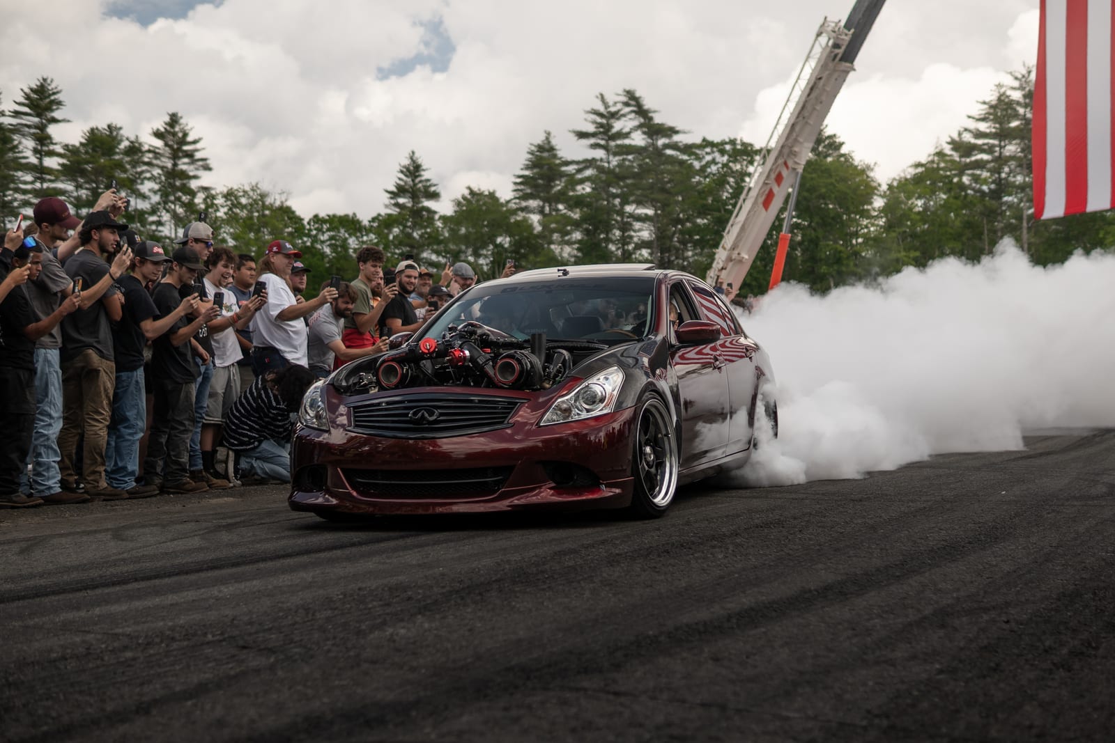 Burnout crowd